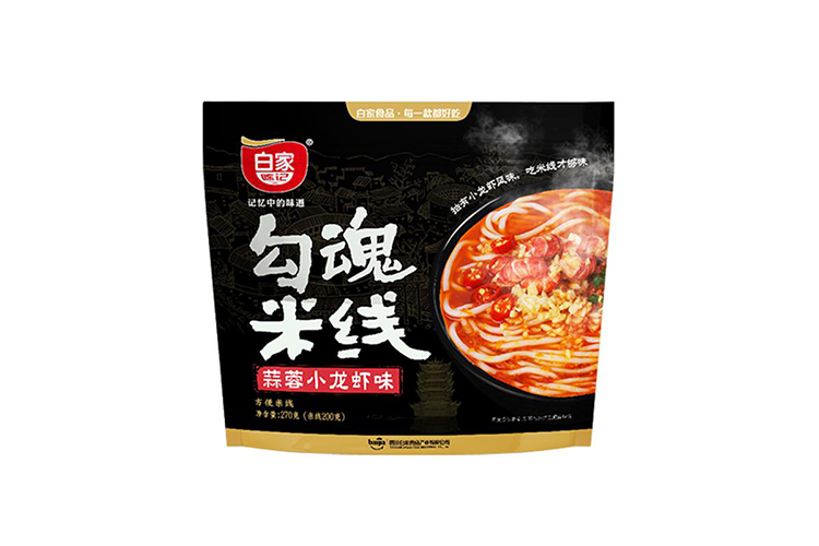 BAIJIACHENJI'S GOUHUN RICE NOODLES WITH GARLIC CRAWFISH FLAVOUR 270G